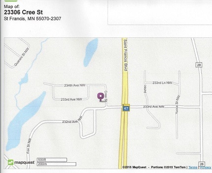 23306 Cree Map